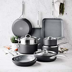 GreenPan Paris Pro 14-piece Non-Stick Cookware Set $259.99 free shipping Costco.com