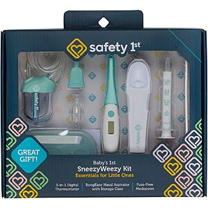Safety 1st Baby SneezyWeezy Kit w/ Thermometer, Nasal Aspirator & Medspoon $15 + Free Shipping