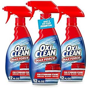[SnS, AC] $8.90 | 3-Pack 12-Oz OxiClean Max Force Laundry Stain Remover Spray at Amazon ($2.97 each)