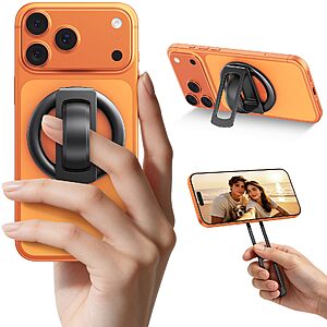 RIWUCT for MagSafe Phone Grip Holder with Soft Silicone Loop & N52 Magnet $10.99 AC