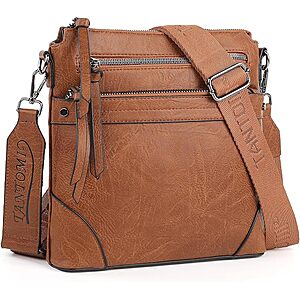 Tantomi Medium PU Leather Women's Crossbody Bag (Various Colors) $9.99 + Free Shipping w/ Prime or on $35+