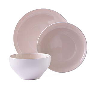 $18.76, 12 piece Better Homes & Gardens Blush Vivian Stoneware Set, Walmart
