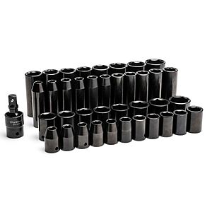 YMMV AutoZone Duralast 1/2" Drive Metric Socket Set CR-MO 39-Piece with Case for Clearance Price $45