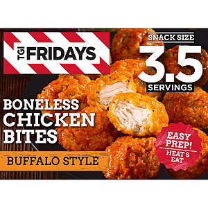 TGI Fridays Chicken Bites Frozen Appetizers, Buffalo Style, 10 oz 2 x $7.74 + $1.50 Walmart Cash $6.24
