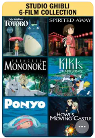 Studio Ghibli 6 Movie Collection $29.99
