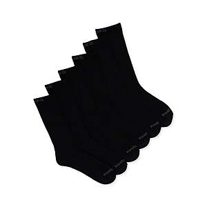 Reebok Men's Socks, Pro Series Crew Socks, 6-Pack $3.58