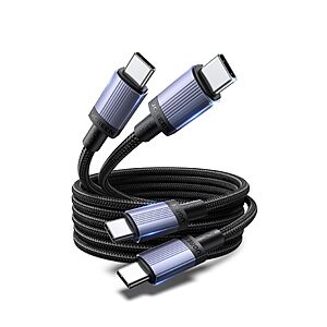 UGREEN 240W USB C Cable 2-Pack, Fast Charging for Laptops & Phones, 10ft $19.99