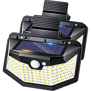 2-Pack Lifengsoler Clip-On Solar Motion Sensor Outdoor Light w/ 3 Modes  $14.99 + Free Shipping w/ Prime or on $35+