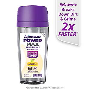 Rejuvenate PowerMax Multi-Surface Floor Cleaner Citrus & Cedarwood Scent 30 fl oz Cartridge $4.44 + $1 Walmart Cash $3.44