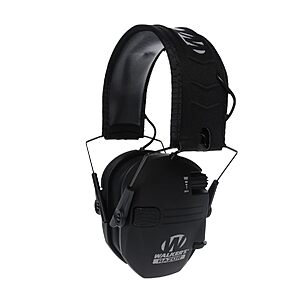 Walker's Razor Slim Electronic Hearing Protection Earmuffs (Black) $31.48 + Free Shipping w/ Prime or on $35+