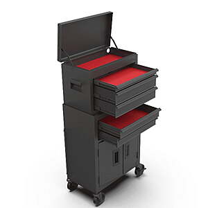 Hyper Tough 5-Drawer Steel Tool Chest with Ball-Bearing Slides, 300 lb Capacity, Black $119