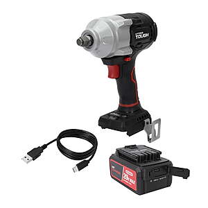 [Open Box] Hyper Tough 20V Max Brushless 1/2-inch Mid-Torque Cordless Impact Wrench $53