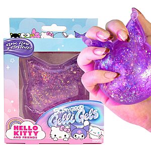 Horizon Group USA Slimygloop Kuromi Gelli Gel Slow-Flow Glitter Squishy Sensory Toy (Purple) $4.99 + Free Shipping w/ Prime or on $35+