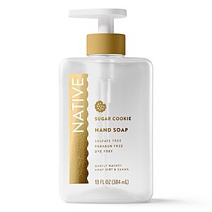 13-Oz Native Sugar Cookie Scent Liquid Hand Soap $4 w/ S&S + Free Shipping w/ Prime or on $35+