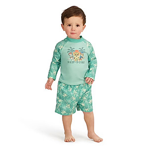 Character Toddler Boy Rash Guard Set, 2-Piece: Hot Wheels, Cars,  Peanuts + more $6.32+