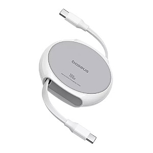 Baseus Free2Pull 100W Retractable USB-C to USB-C Charging Cable (Bright Blue) $10.50 + Free Store Pickup at Macy's or Free Shipping on $39+