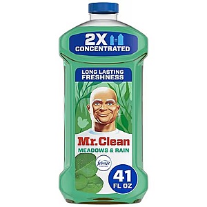 Mr. Clean All Purpose Cleaner, Floor Cleaner for Mopping, Liquid Meadows & Rain, 41.0 fl oz $3.59