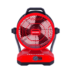 YMMV CRAFTSMAN 12-in High Velocity Indoor Industrial Fan, Battery Powered, in Red and black | CMXEFXA511214 $58.07