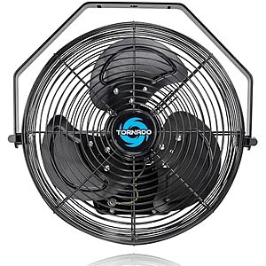 $108* | Tornado 20-Inch High Velocity Wall Fan at Amazon