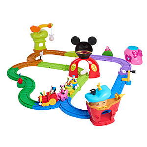 $39.97 - Disney Jr. Mickey Mouse Clubhouse Fun Track Set, 43 pieces, Kids Toys for Ages 3 and up
