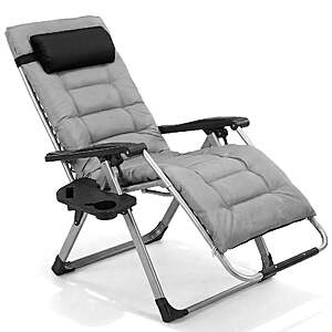 $34.99: Alvantor Portable Zero Gravity Chair w/ Ergonomic Design 440 lbs Capacity at Walmart.com
