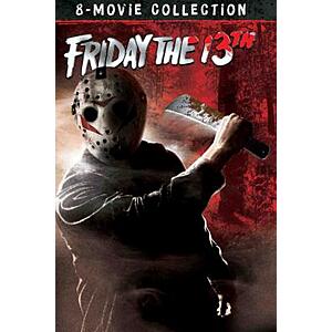 Friday the 13th: 8-Movie Collection (4K/HD Digital Films) $9.99 via AppleTV