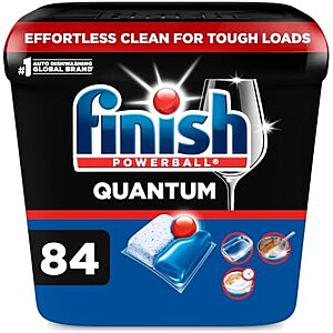 [SnS, AC] $12.99* | 84-Count Finish Quantum Powerball Dishwasher Pods at Amazon (15.5￠ each)