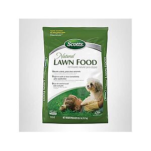 29.1-Lb Scotts Natural Lawn Food Fertilizer (Covers 4,000 Sq. Ft.) $25.99 + Free Shipping w/ Prime or $6 Fee per Order