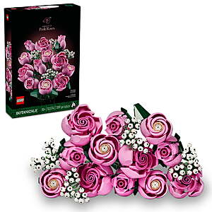 LEGO Botanicals Bouquet of Pink Roses, 789 Pcs - 10374 $48