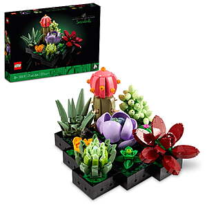 LEGO Icons Succulents, 5" Artificial Plant, 771 Pcs - 10309 $40