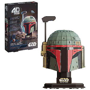 4D Build, Star Wars Boba Fett 3D Cardstock Model Kit $8.99 + Free S&H w/ Walmart+ or $35+