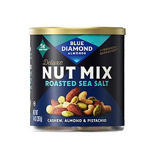 [+$4 WM Cash] Blue Diamond Almond Deluxe Nut Mix Roasted Sea Salt, 14 oz. $10