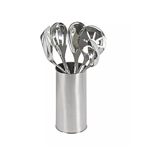 Sedona Kitchen 6-Piece Stainless Steel Kitchen Set w/ Utensil Holder $19.93 + Free Pickup at Macy's