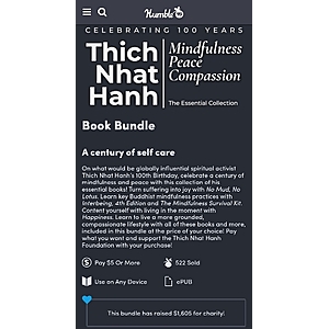 Thich Nhat Hanh Humble Bundle - Mindfulness & Buddhism