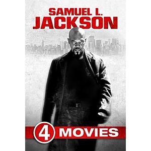 Samuel L. Jackson 4-Movie Collection (4K/HD Digital Download) $7.99 via AppleTV