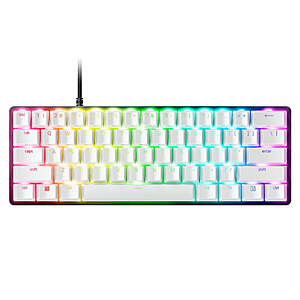 Razer Huntsman Mini Special Edition, 60% Form Factor, Linear Optical PC Gaming Keyboard, Black/White - $69 + Free Shipping