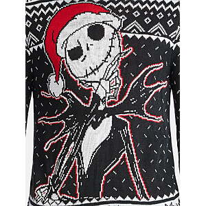 $10.58 FS Walmart+ or Pick up where available Disney Nightmare Before Christmas Men's and Big Men's Holiday Sweater Ugly Sweater, Sizes S-2XL