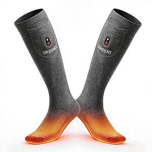 45% off Heated Socks - $49.49 after coupon