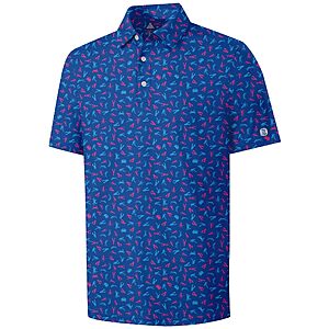 Mens Golf Shirt Moisture Wicking Short Sleeve Polo - $8.99 after coupon