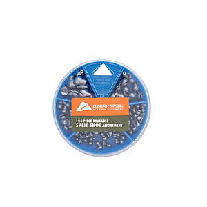 124 Pcs Ozark Trail Reusable Split Shot Fishing Weight Assortment Kit $3.87 + Free S&H w/ Walmart+ or $35+