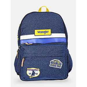 Wrangler Unisex 17" Rodeo Sport Denim Backpack, 2 colors - $11.60