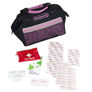 Stalwart 55 Pc Emergency Roadside Kit with Travel Bag (Pink) $16.18 + Free S&H w/ Walmart+ or $35+