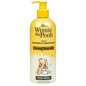 16-Oz Disney Winnie the Pooh 2-in-1 Oatmeal Dog Shampoo & Conditioner (Honey) $6.17 w/ S&S + Free Shipping w/ Prime or on $35+