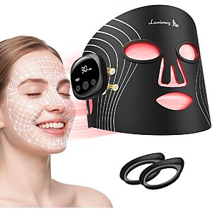 Amazon – Red Light Therapy Mask for Face, Wireless LED Face Mask - $34.99 w/ Code