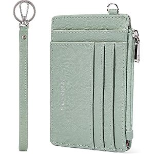 Amazon – BOSTANTEN Slim RFID Wallet with Wristlet & Zipper Pocket — Beige - $7.59 w/ Code
