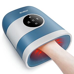CINCOM Cordless Hand Massager w/ Heat & Compression (Various) $27.99 + Free Shipping w/ Prime or on $35+