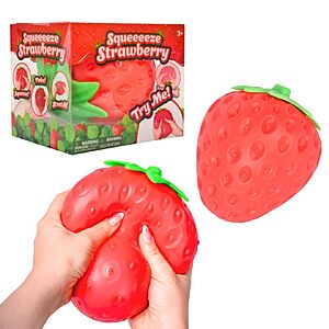Sunny Days Strawberry Jumbo Squishy Toy $5.97 + Free Shipping w/ Prime or on $35+