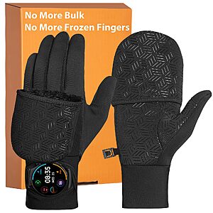 Amazon – RIGWARL Winter Running Gloves for Men Women - $8.63–$9.59 w/ Code