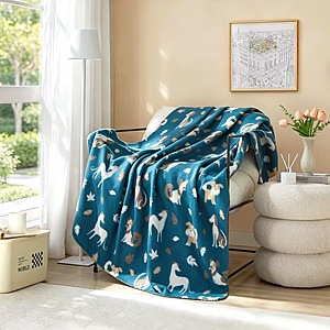 $3.97: Mainstays Cozy Fleece Throw Blanket, Floral Mushroom, 50 in x 60 in(Various Colors), Only for Pickup, Walmart