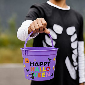 $0.97: Way To Celebrate 6.5" Happy Halloween Trick-or-Treat Bucket, Only for Pickup, Walmart
